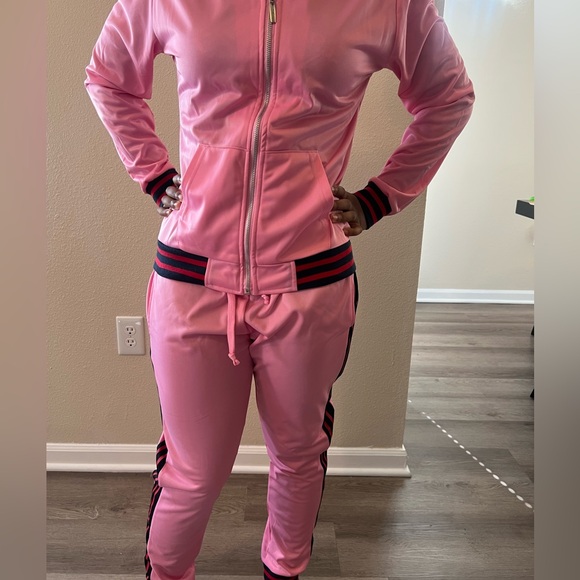 American Stitch tracksuit set pink Size Large - Picture 3 of 6